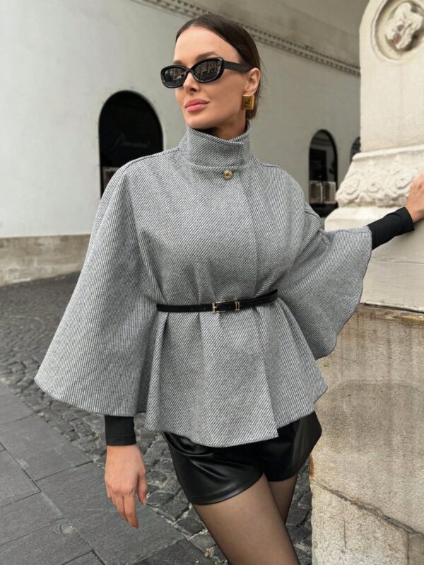 Wool Metal Buttons Coat