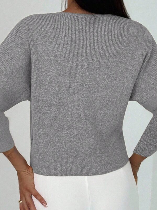 V Neck Long Sleeve Button Cardigan