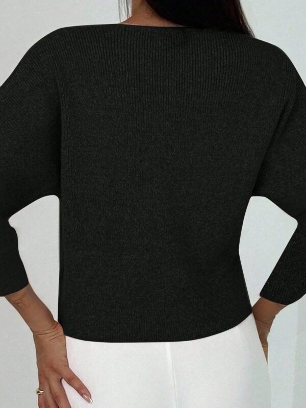 V Neck Long Sleeve Button Cardigan
