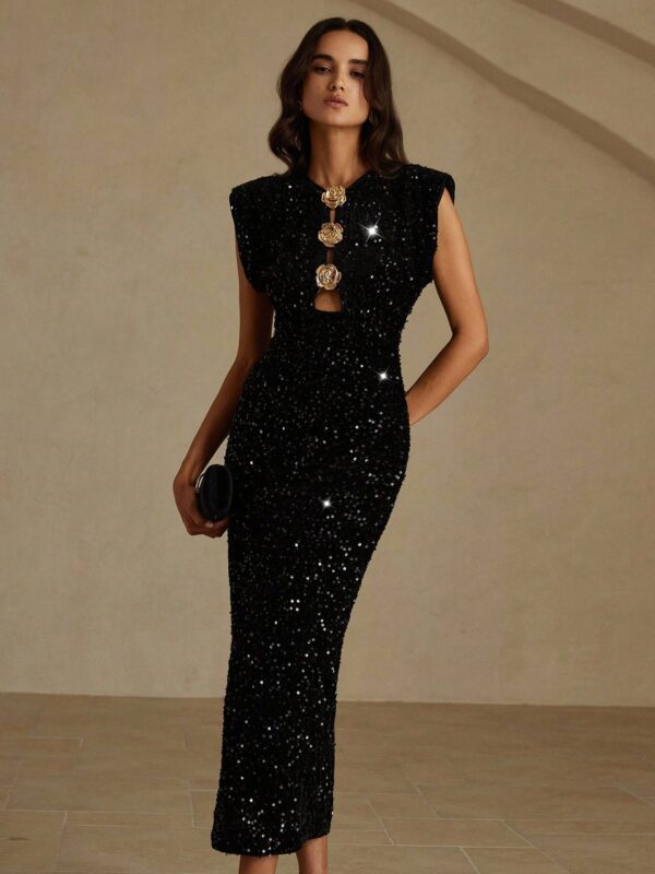 Long Sequin Dress