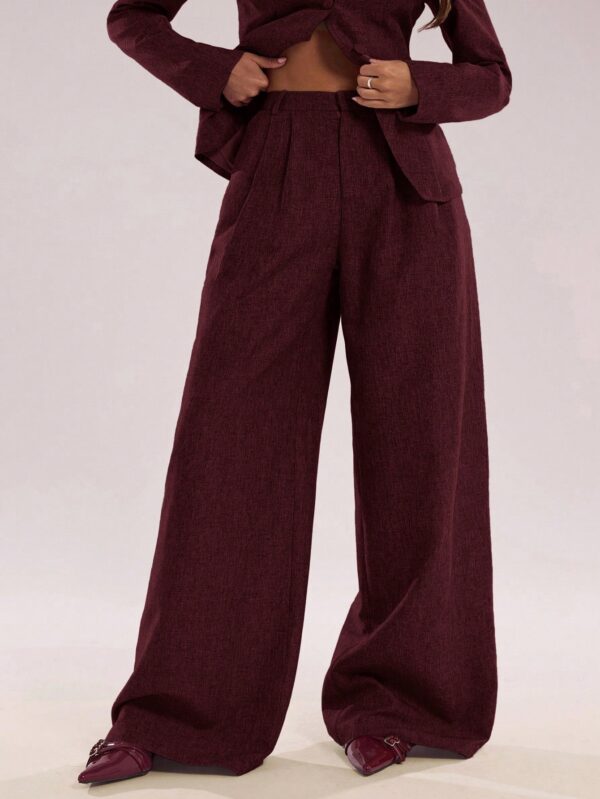 Elegant Commuter Casual Straight Leg Pants