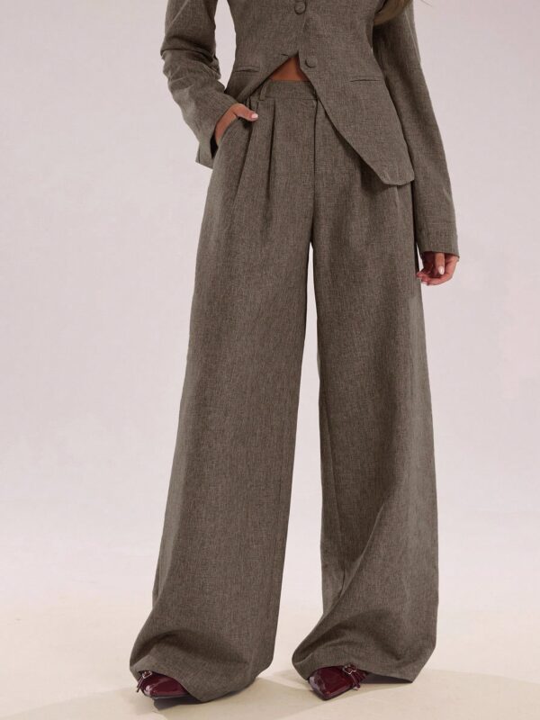 Elegant Commuter Casual Straight Leg Pants