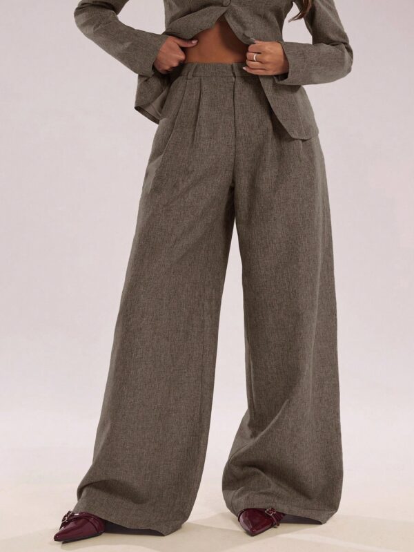 Elegant Commuter Casual Straight Leg Pants