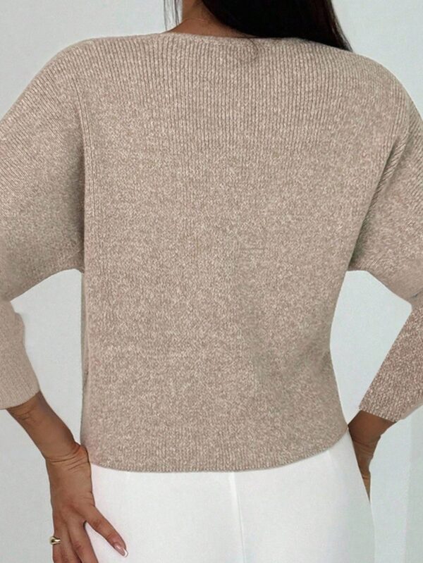 V Neck Long Sleeve Button Cardigan
