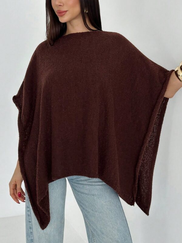 Asymmetrical Mesh Sweater