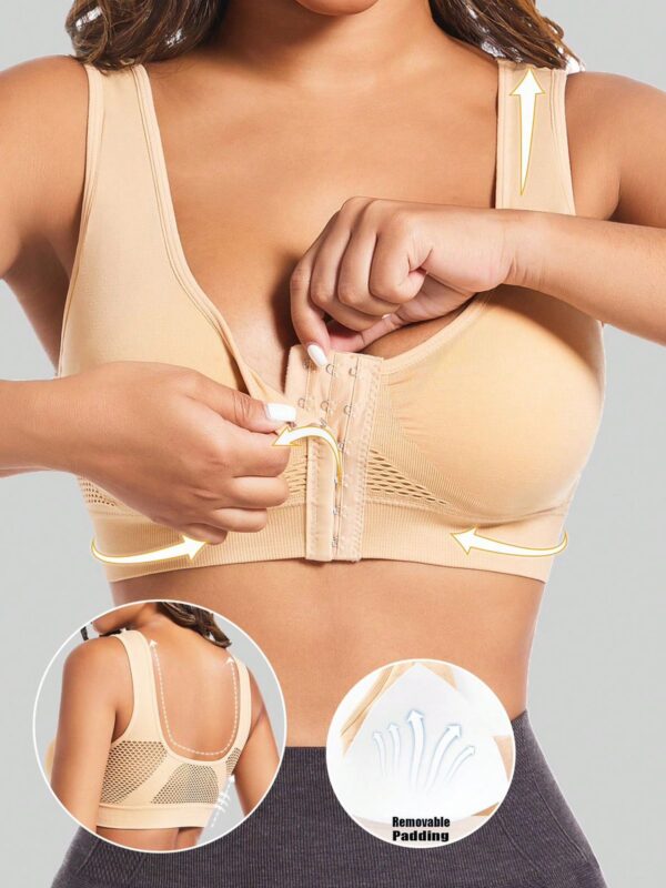 Padded Front Buckle Bra