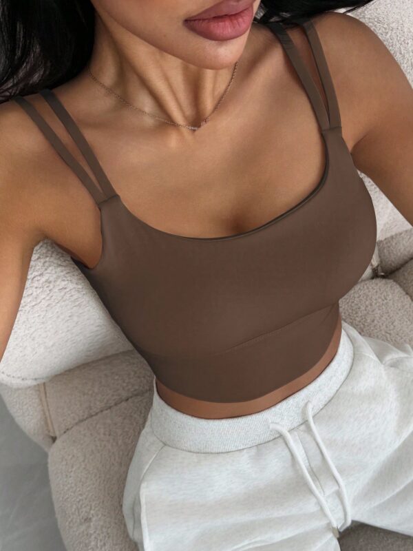 Solid Color Sports Bra