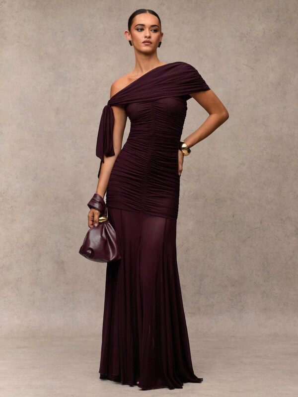 Burgundy Dress