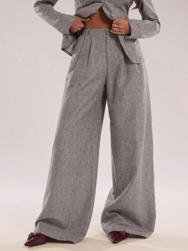 Elegant Commuter Casual Straight Leg Pants