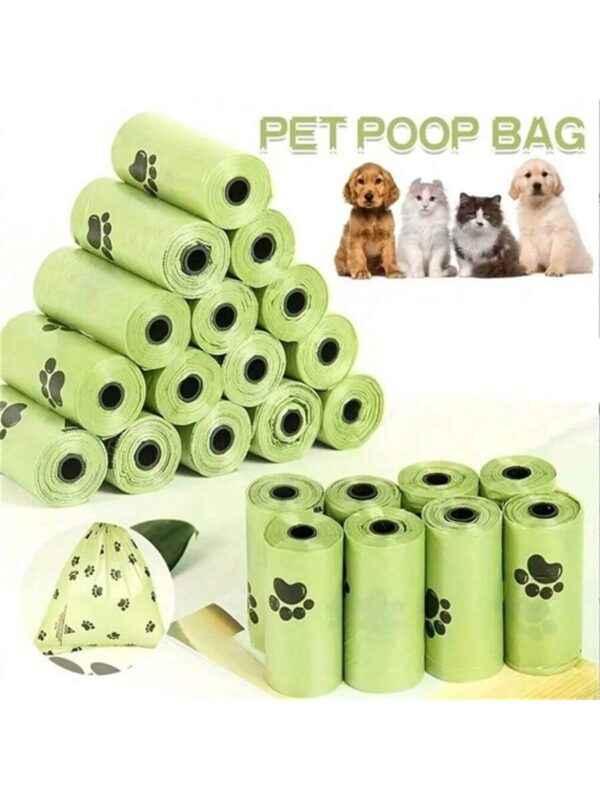 Thick Leak-Proof Dog Poop Bags (75pcs/5rolls)