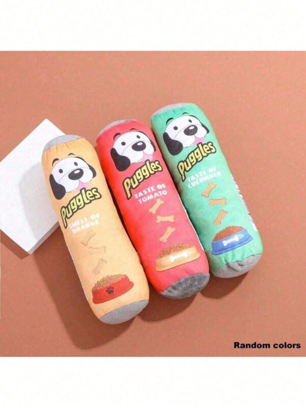 1pc Potato Chip Bucket Shaped Pet Toy