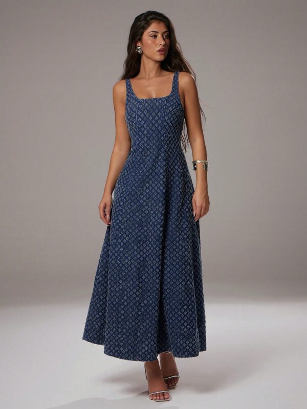 Denim Long Dress