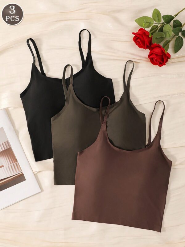 3pcs Wireless Seamless Silky Bras