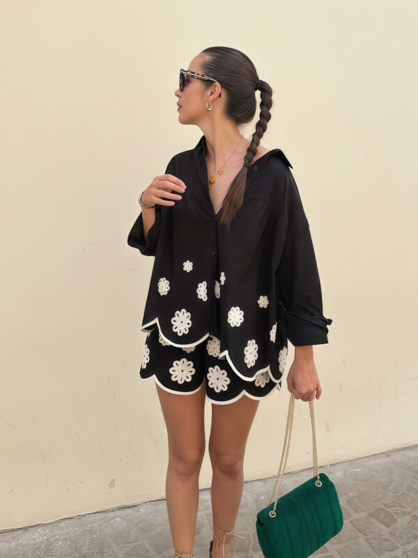 Sunflower Embroidery 2 Pcs Set