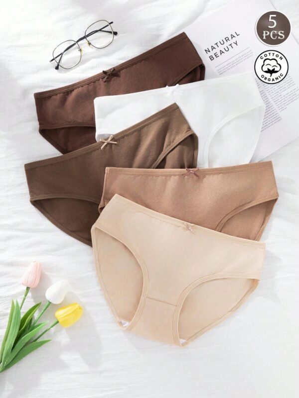 5pcs Set Low-Waist Panties