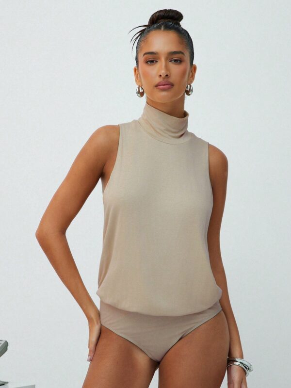 Fashionable Sleeveless Bodysuit