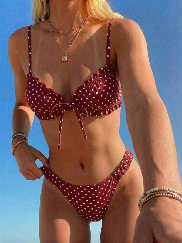 Polka Dot Print Bikini