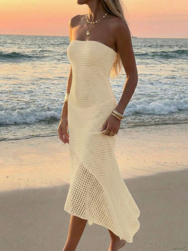 Hollow-Out Asymmetrical Dress