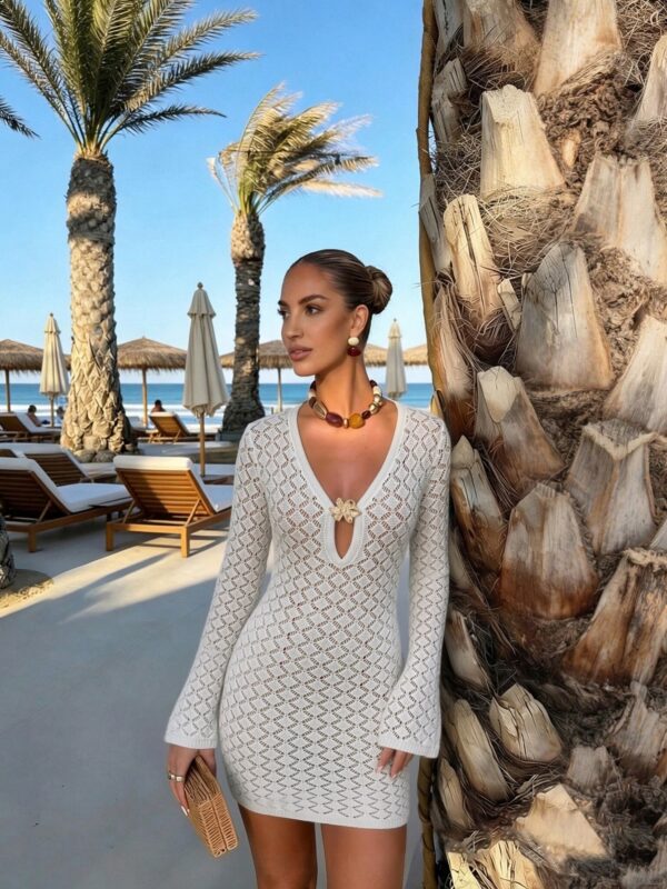 Knitted Long Sleeve Dress