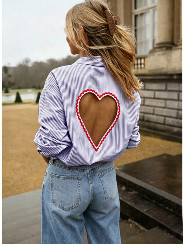 Heart Blouse Top