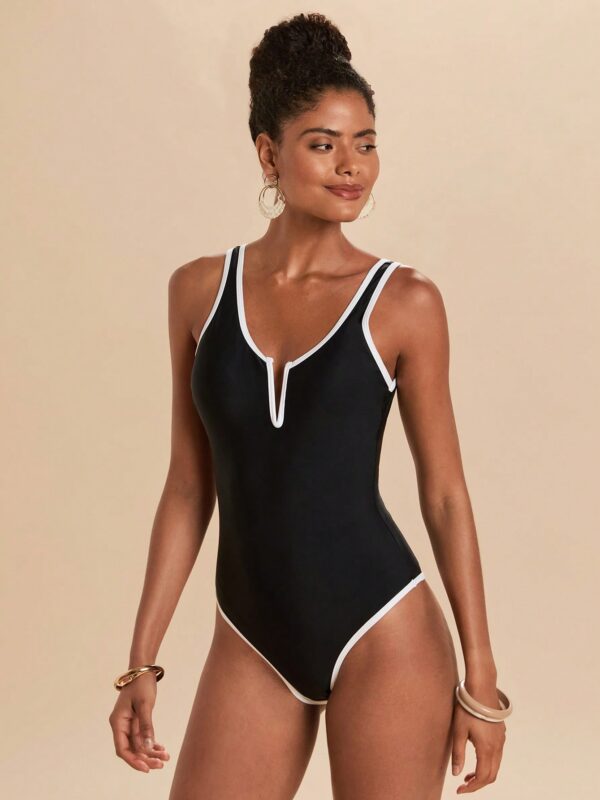 Colorblock One-Piece Swimsuit