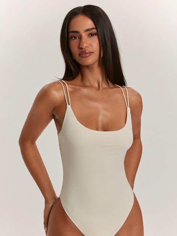 Backless Spaghetti Strap Bodysuit