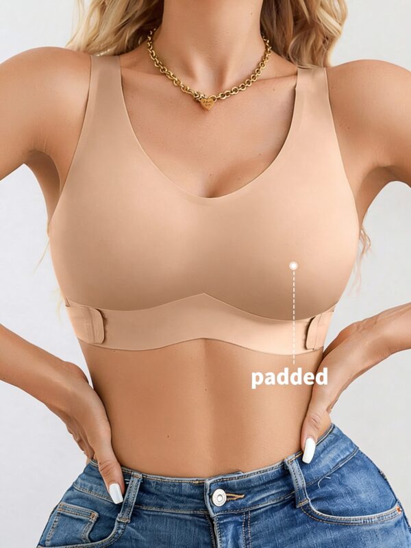 Seamless Comfortable Crisscross Back Padded Bra