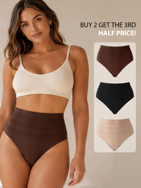 Bundle: (Buy 2 Get The 3rd Half Price) Slim Fit Breathable Thong Shapewear
