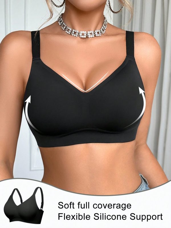 Seamless Jelly Gel Wireless Bra